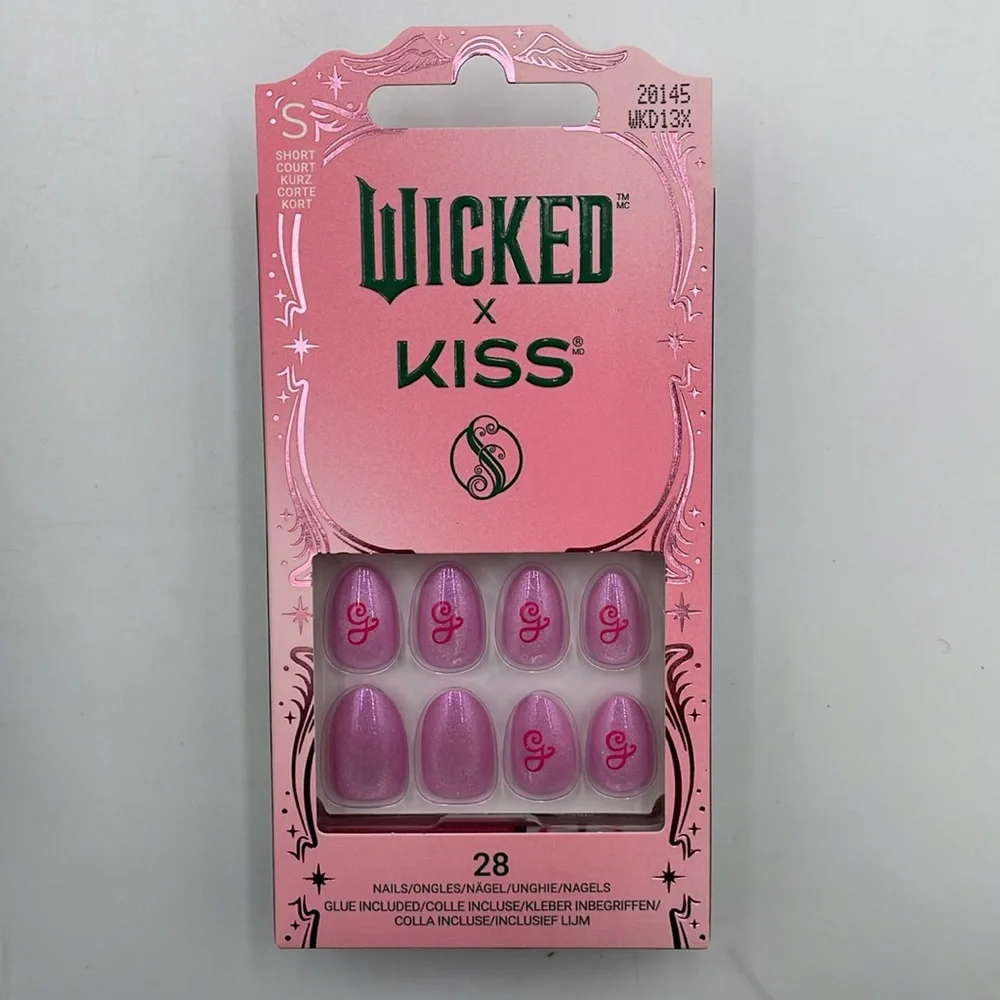 Wicked X Kiss Nails & Wicked X Falscara Lash Kits Valentine’s Party‎ Cosplay NEW